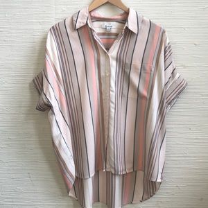 Madewell Short Sleeve Button Up Sz M